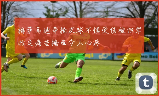 梅萨乌迪争抢皮球不慎受伤被担架抬走痛苦掩面令人心疼